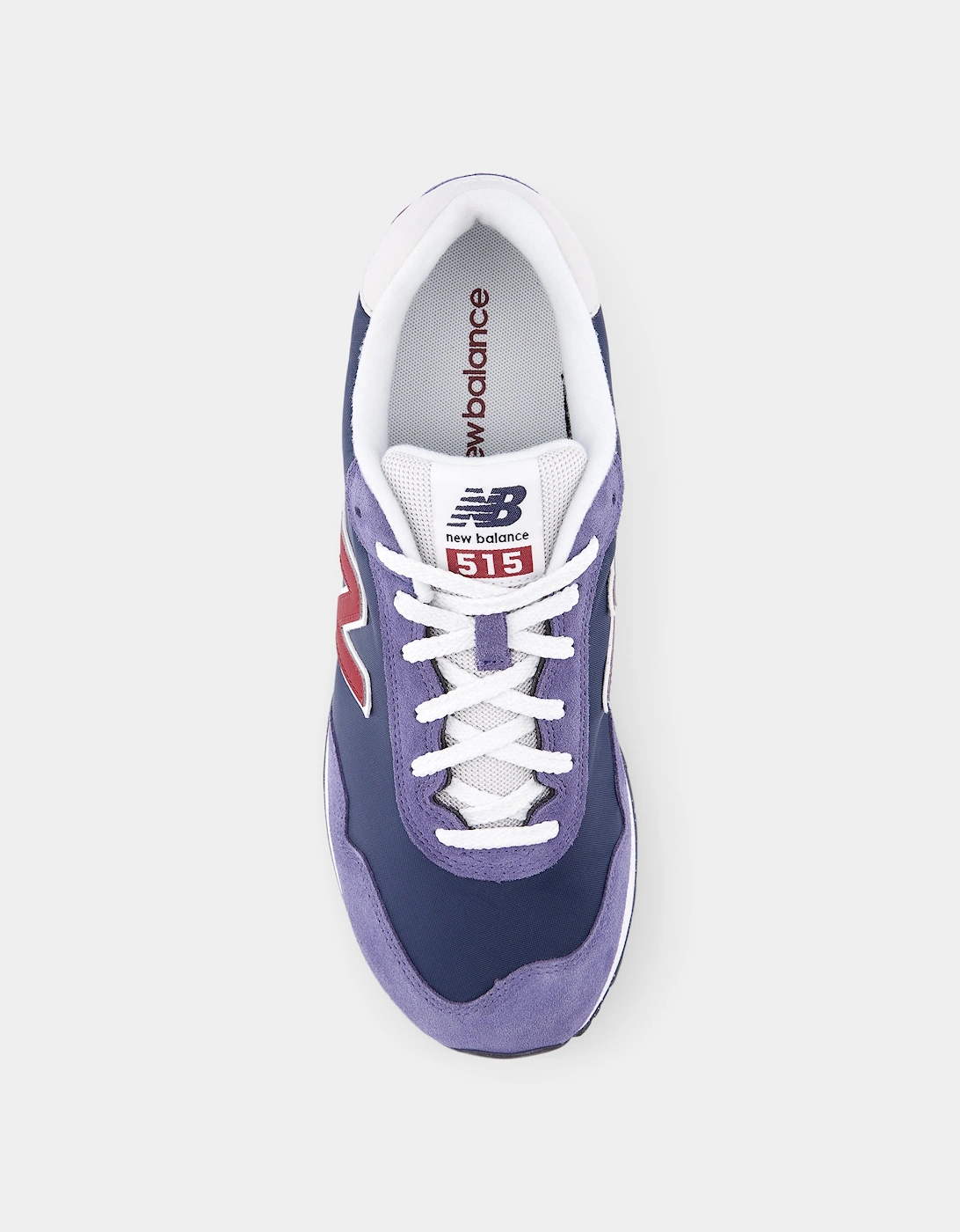 515 Mens Trainers - NB Navy/Red