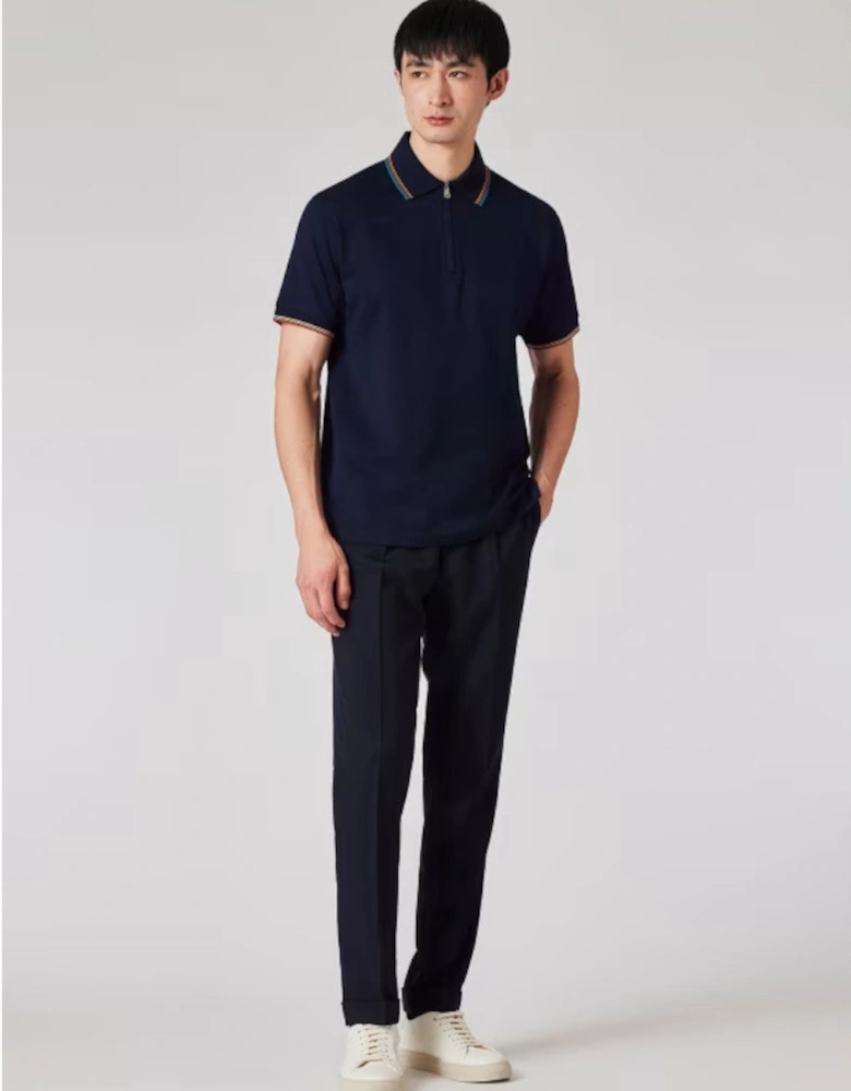 STR Detail Polo Shirt 49 DK NAVY
