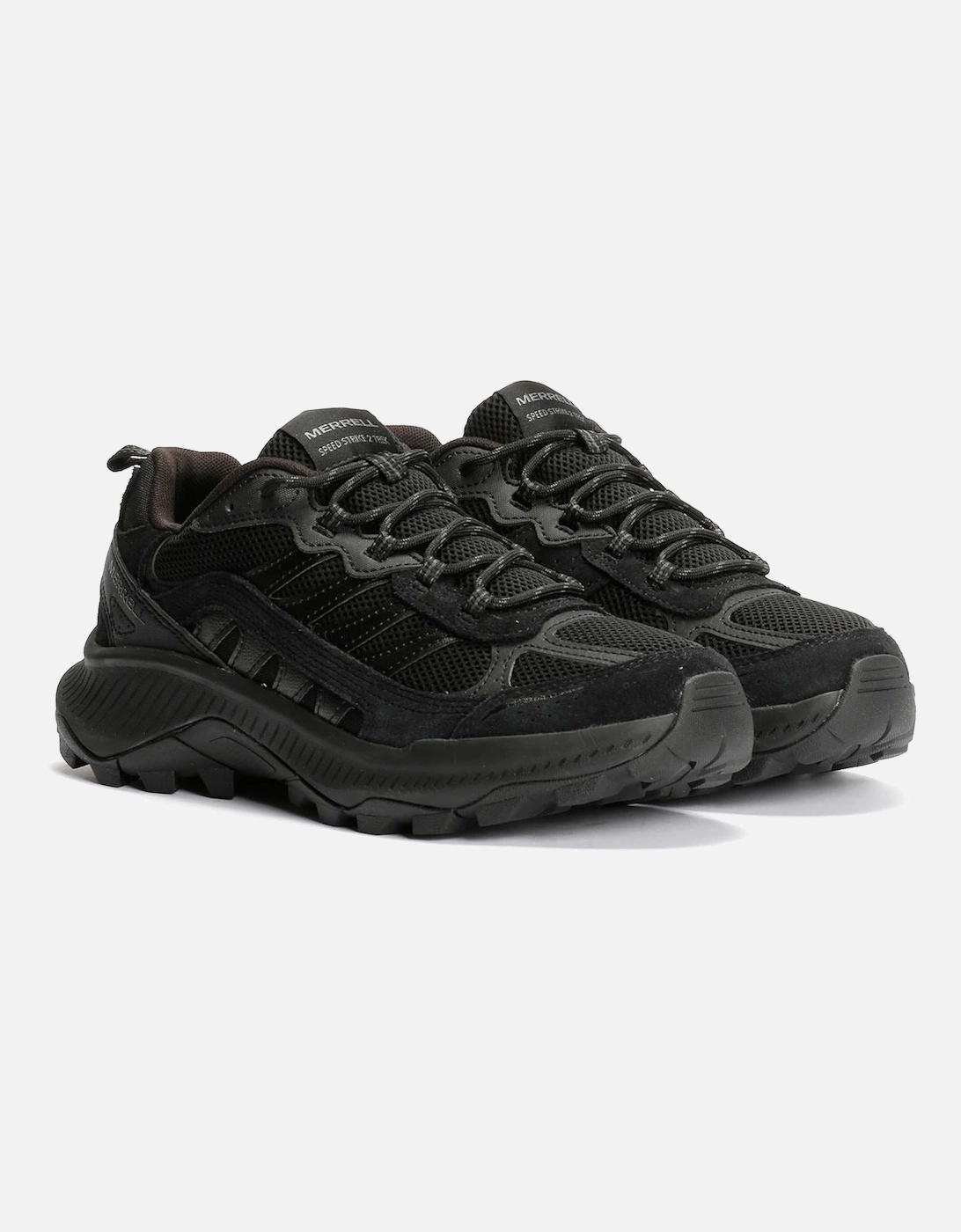 Speed Strike 2 Trek Men's Triple Black Trainers, 9 of 8