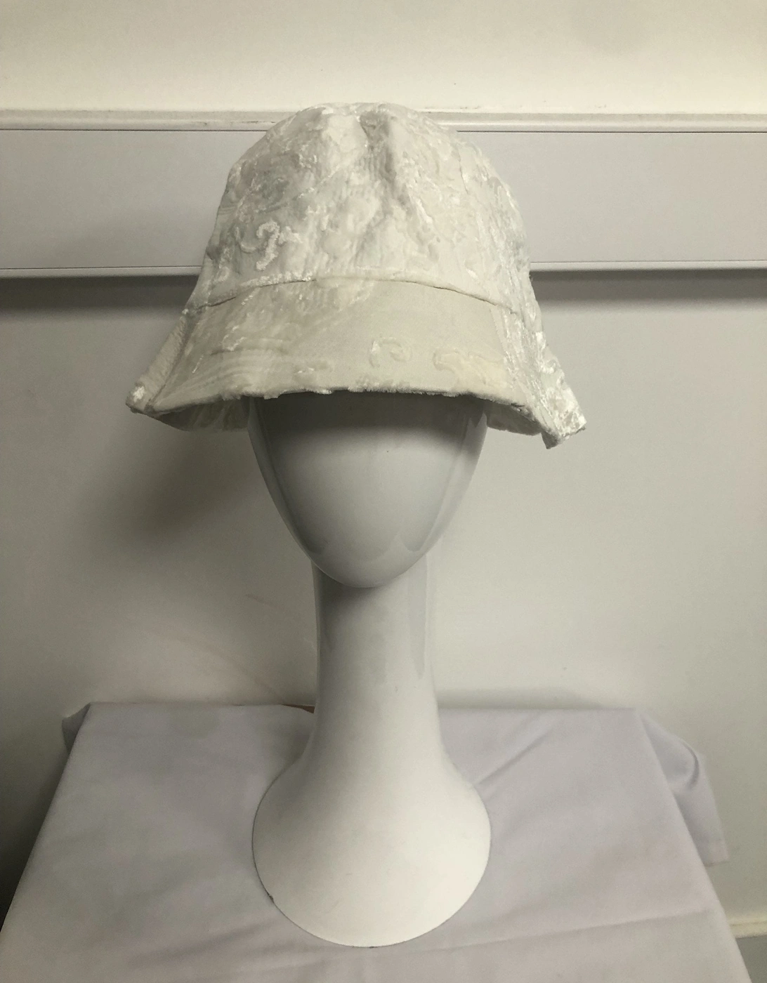Hand Painted Silk Devore Hat, 2 of 1