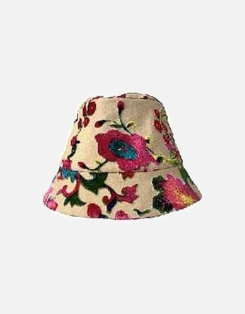 Hand Painted Silk Devore Hat