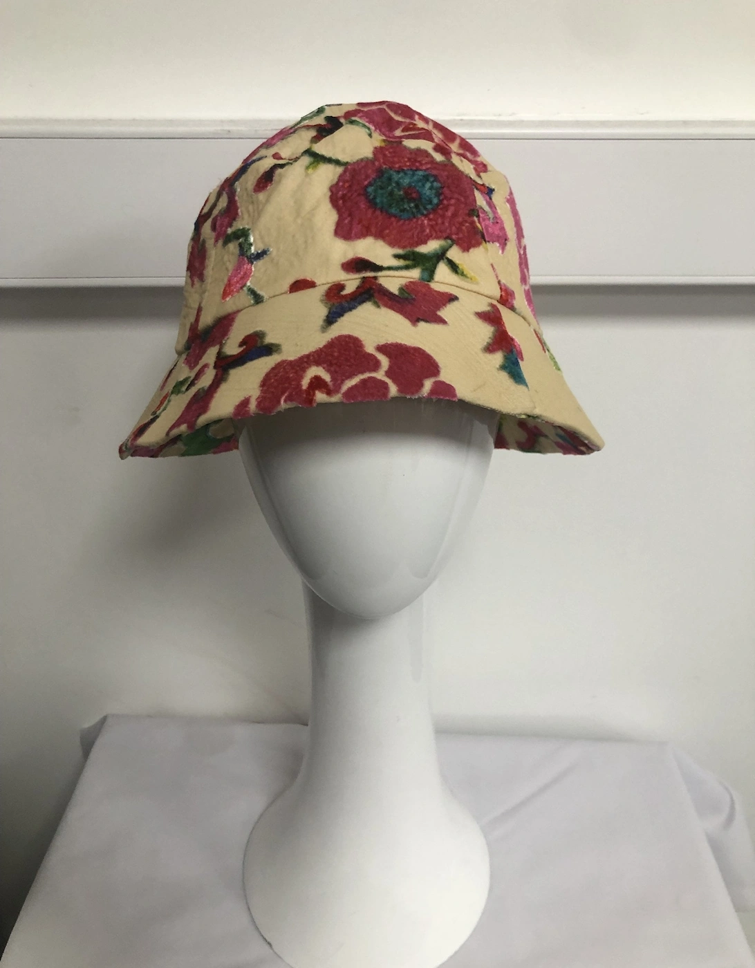 Hand Painted Silk Devore Hat, 3 of 2