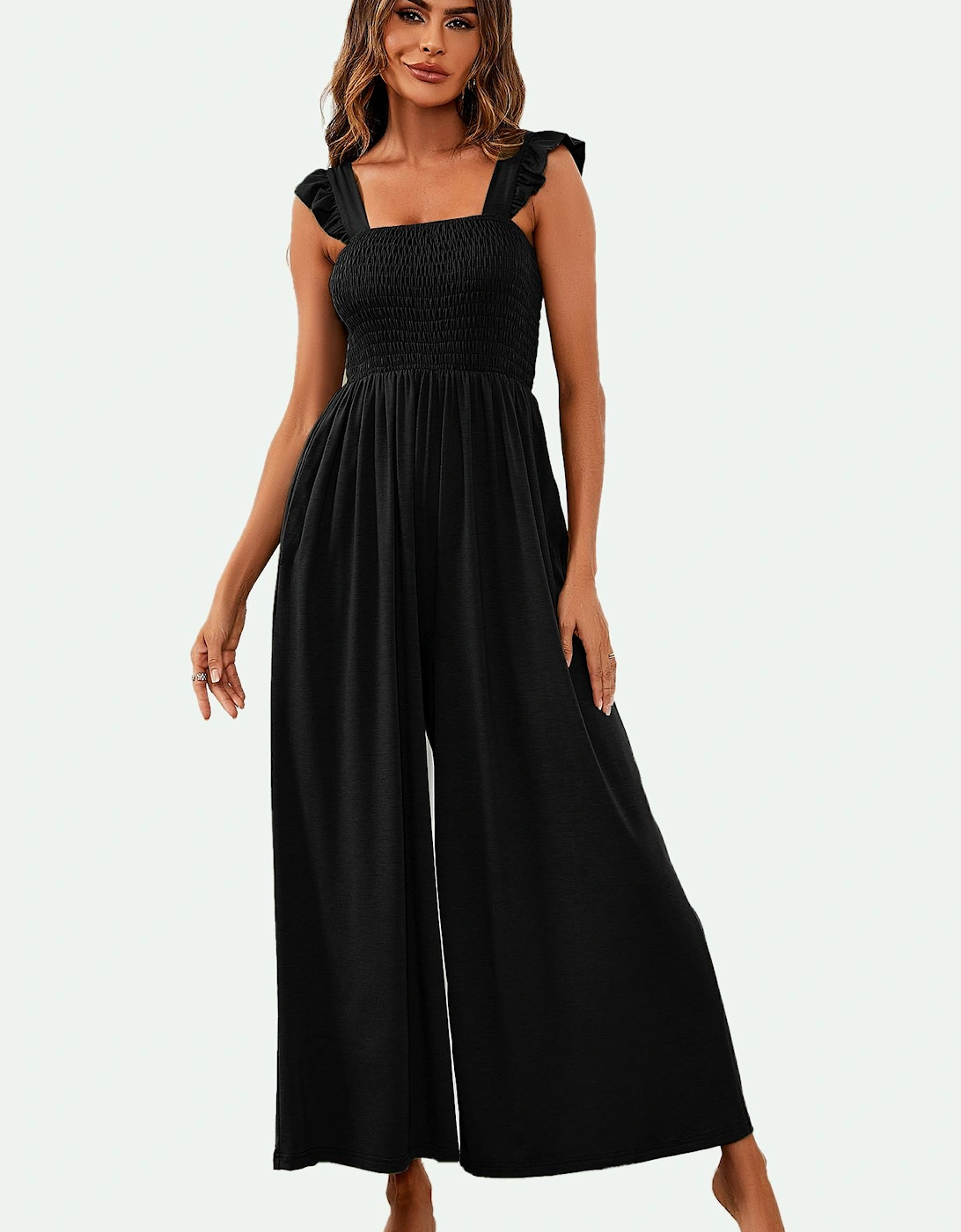 Frill Detail Strappy Jumpsuit, 2 of 1