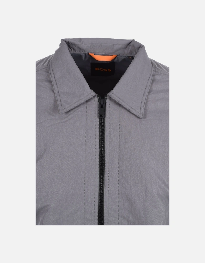 Boss Orange Leejay Overshirt Open grey