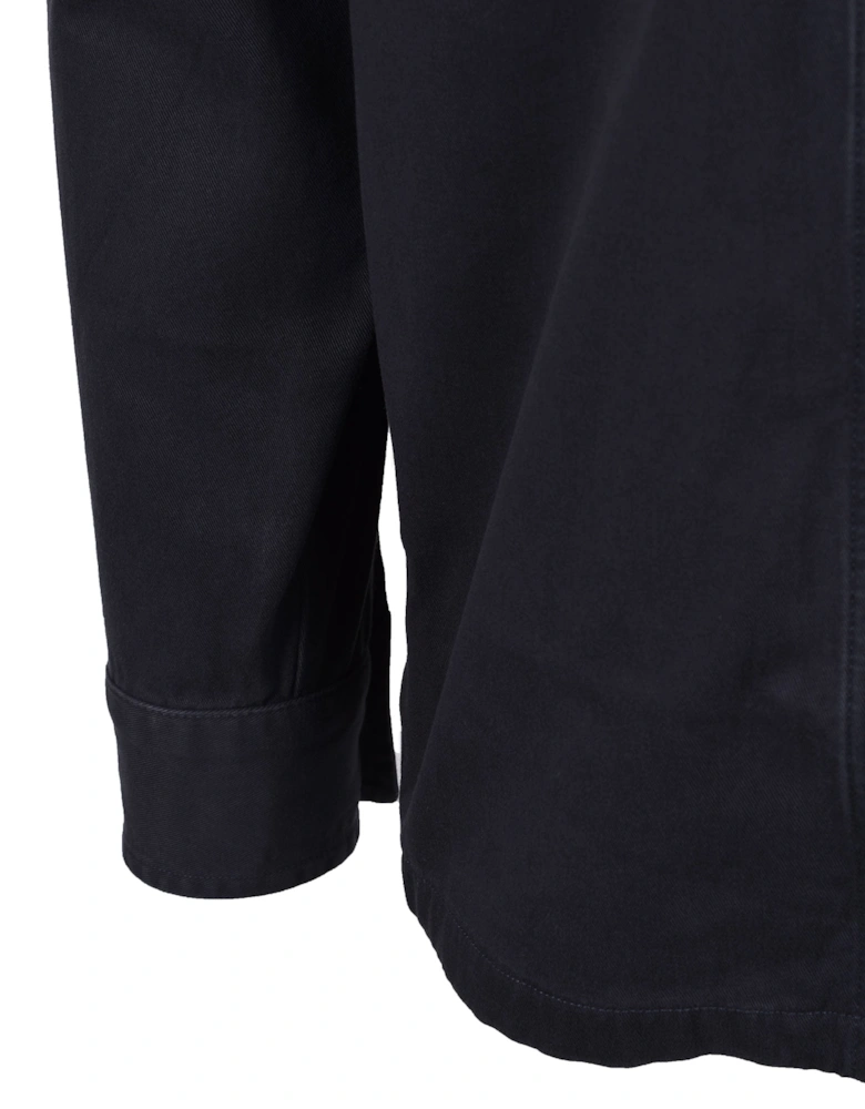 Boss Orange Lovel Zip Overshirt Dark Blue