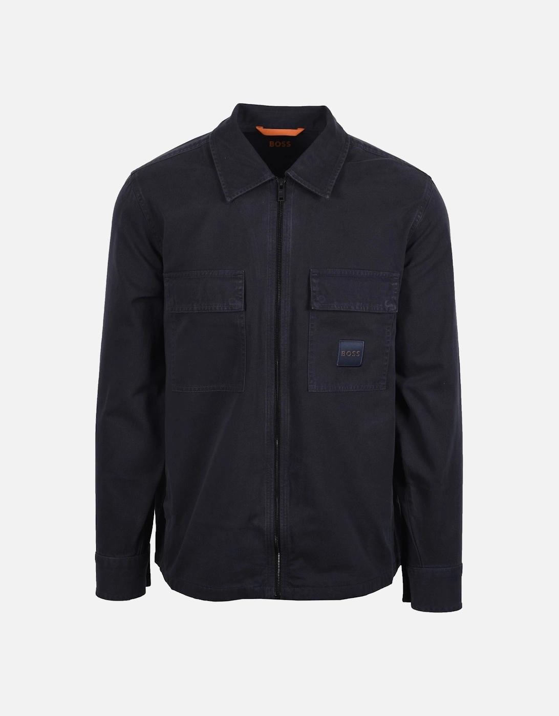 Boss Orange Lovel Zip Overshirt Dark Blue, 5 of 4