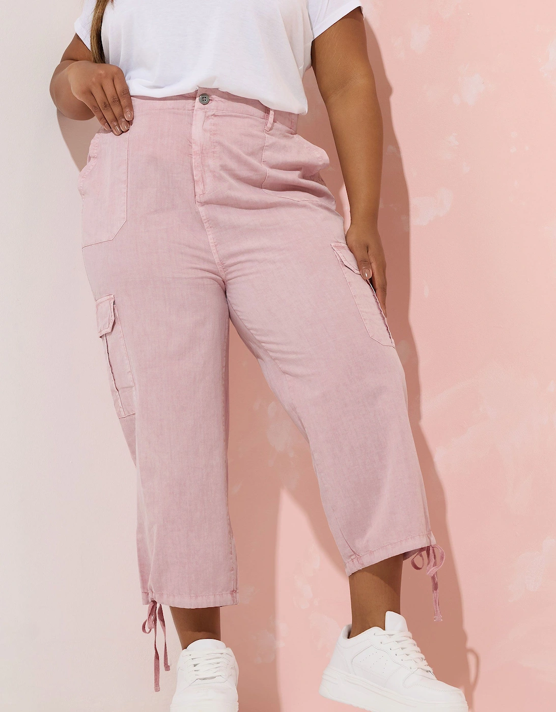 Cropped Cargo Trousers, 2 of 1