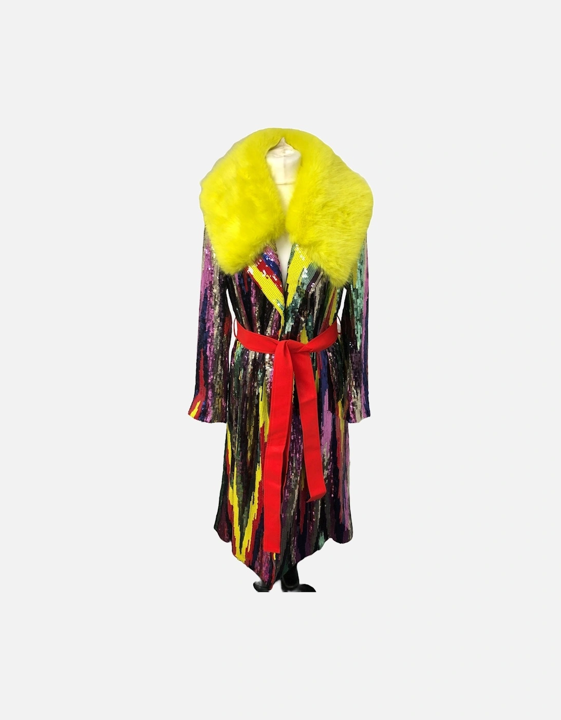 Bamboo Sequins Midi Trench Coat, 2 of 1
