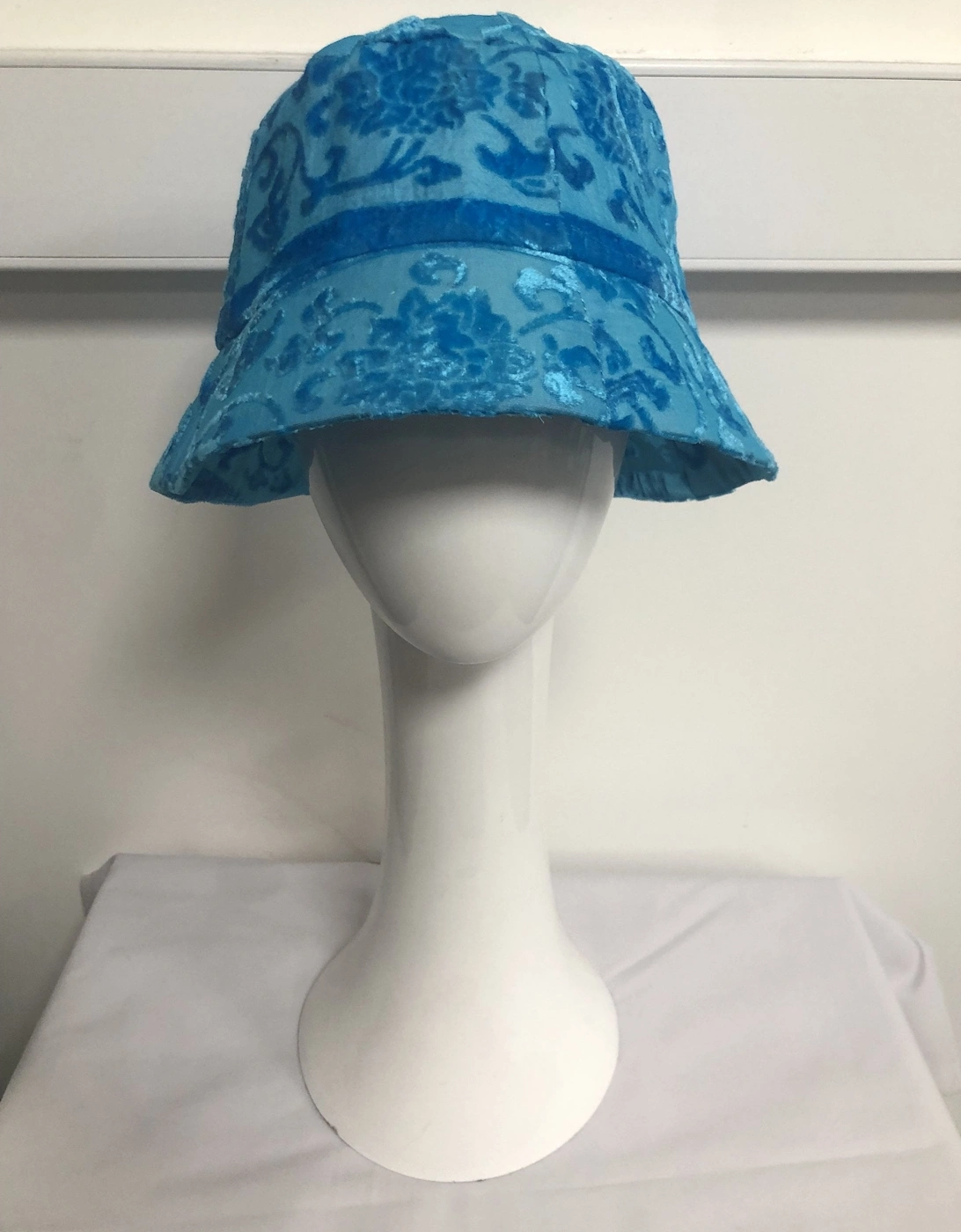 Hand Painted Silk Devore Hat, 2 of 1