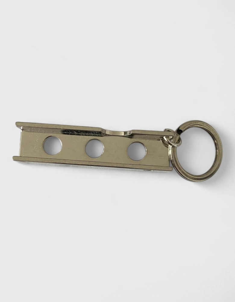 Keyring Bar Charm Silver