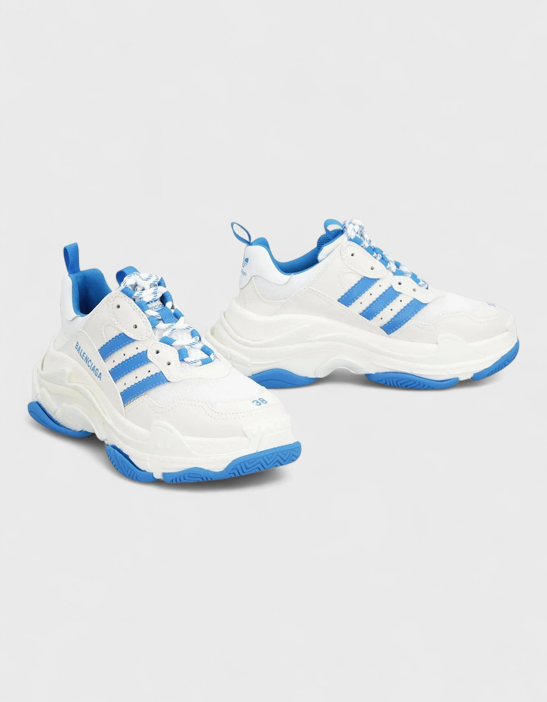 Adidas x Triple S Sneaker White Blue