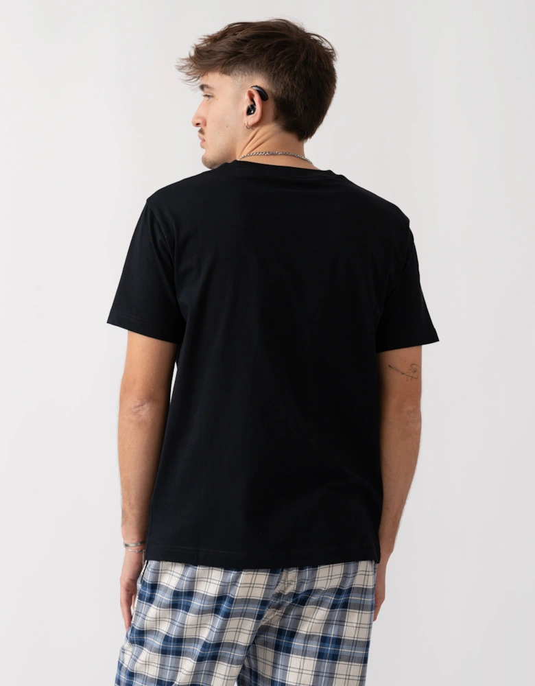 Small Graphic Short Sleeve Mens T-Shirt - 5 Black