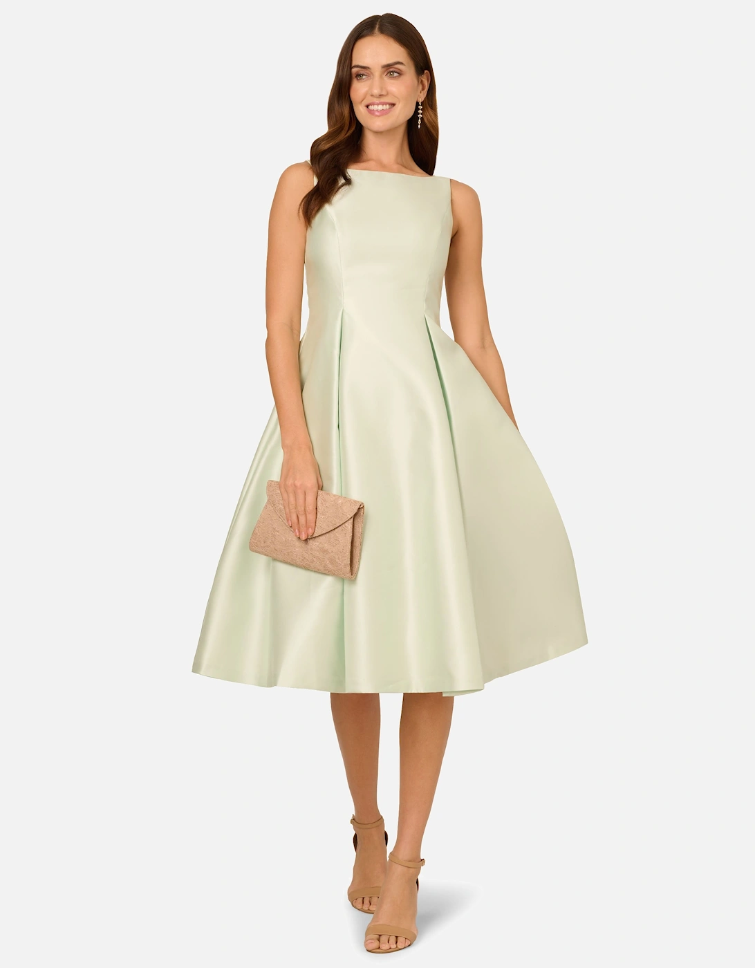 Sleeveless Tea Length Dress, 2 of 1