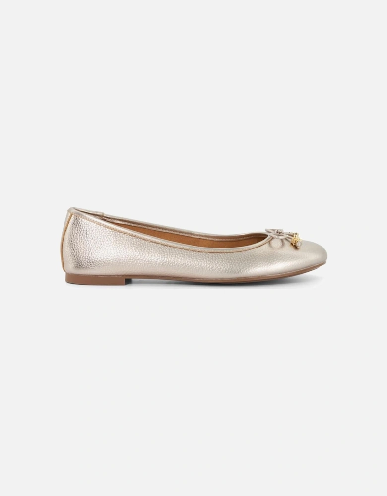 'Hallo' Leather Ballet Pumps