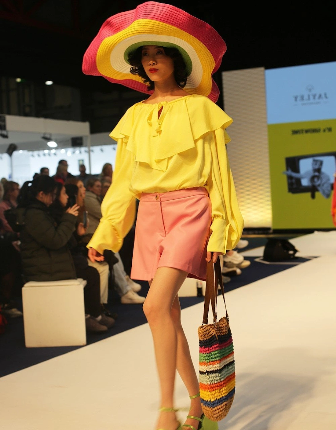 Yellow Silk Blend Ruffle Loose fit Shirt, 9 of 8