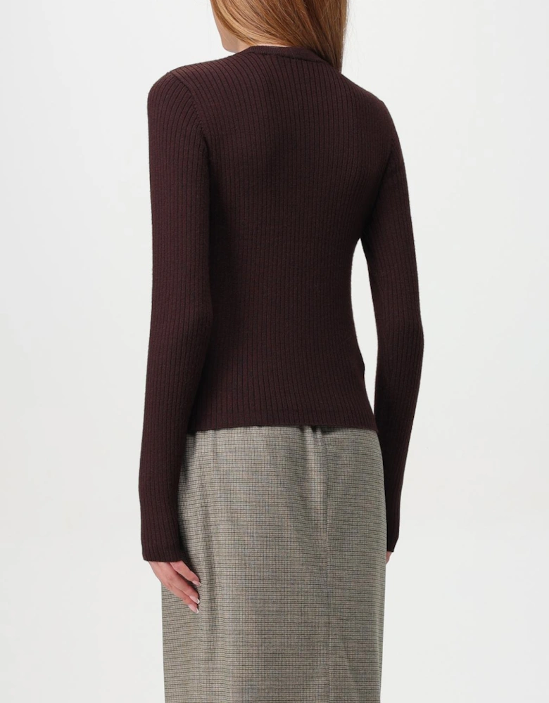 Ribbed Knit Pullover Sweater