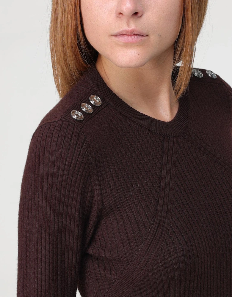 Ribbed Knit Pullover Sweater