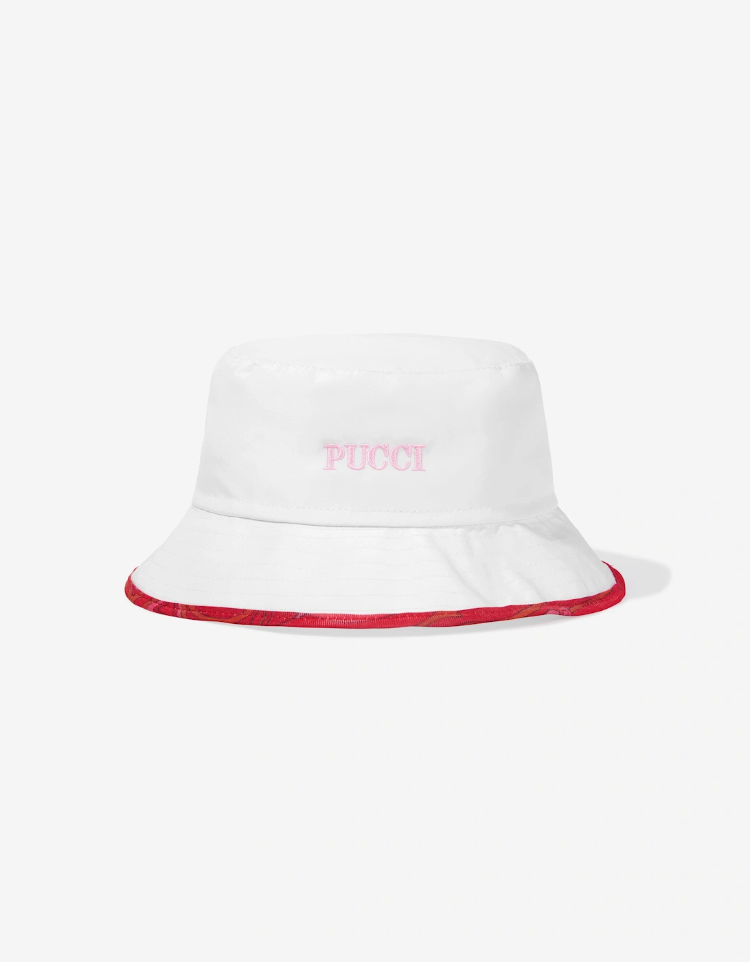 Girls Logo Bucket Hat in Ivory, 5 of 4