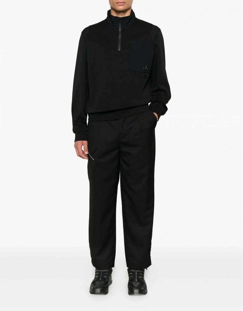Dalon 1/4 Zip Sweatshirt Black
