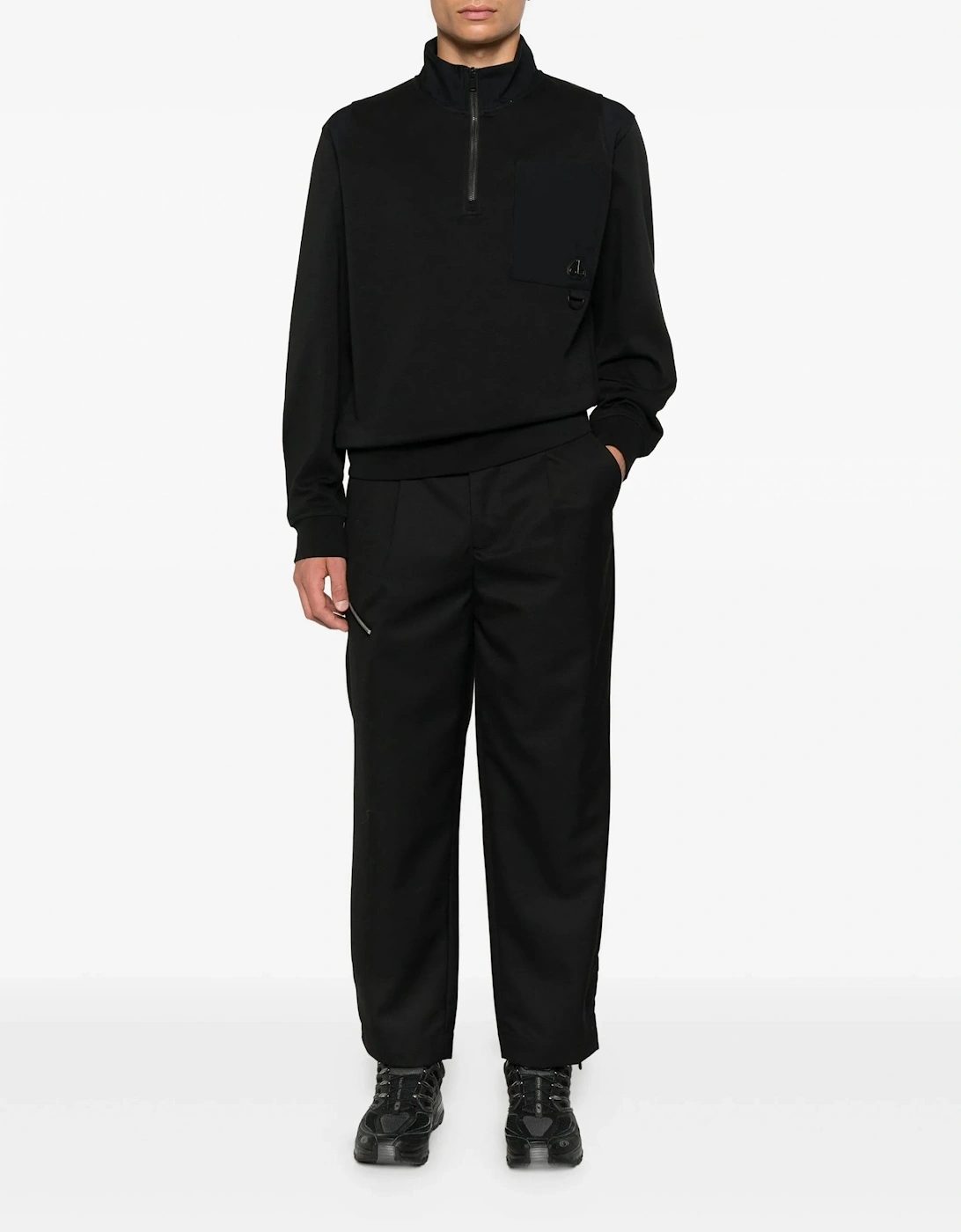 Dalon 1/4 Zip Sweatshirt Black