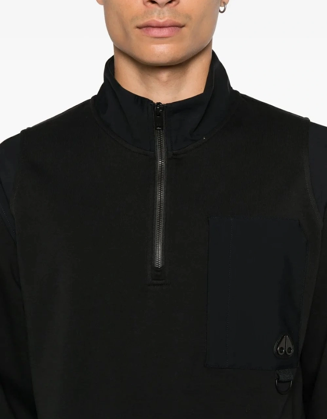 Dalon 1/4 Zip Sweatshirt Black