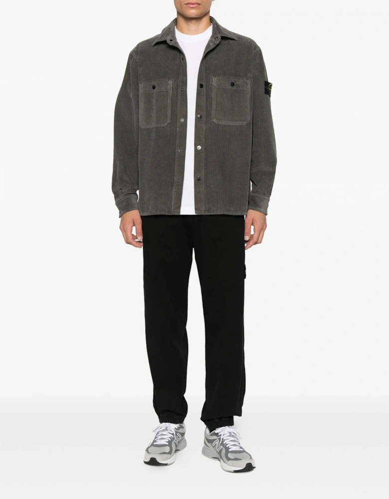 S0212 Corduroy Overshirt Grey