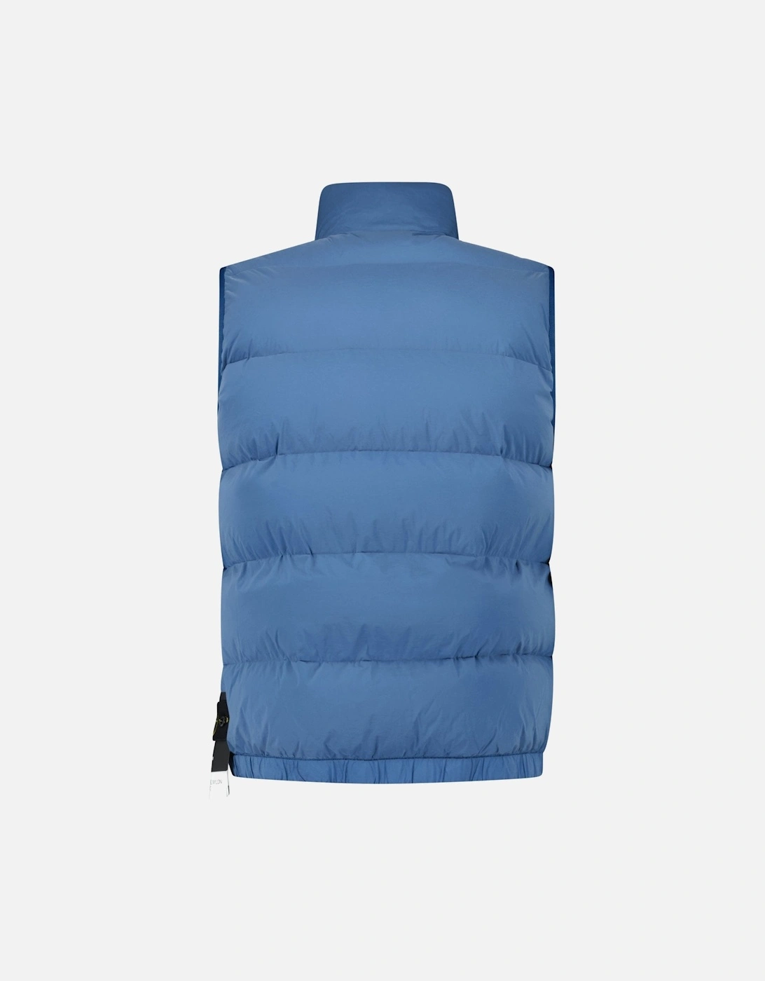 Puffer Seamless Tunnel Nylon Gilet Blue