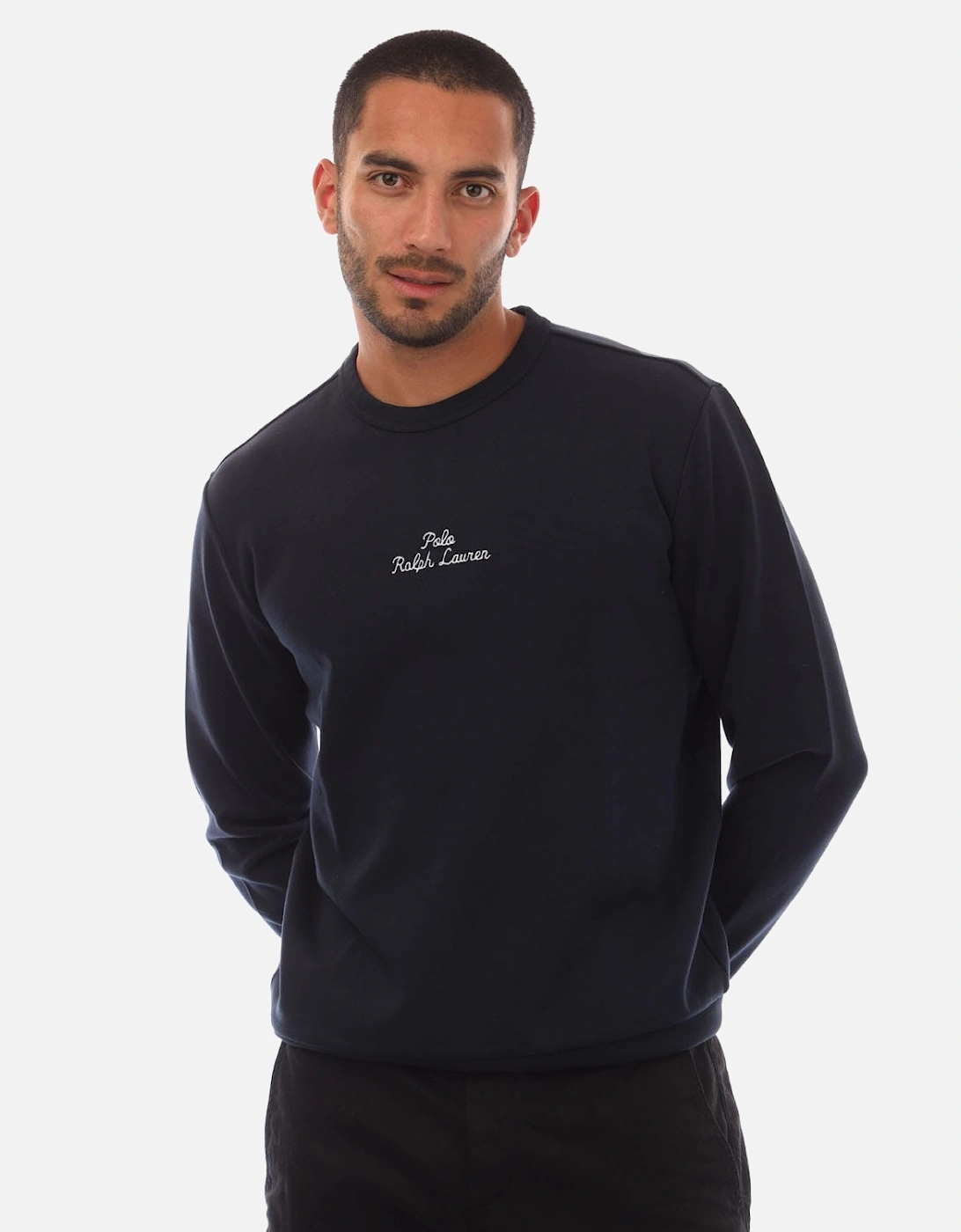 Embroidered Logo Knit Sweatshirt, 4 of 3