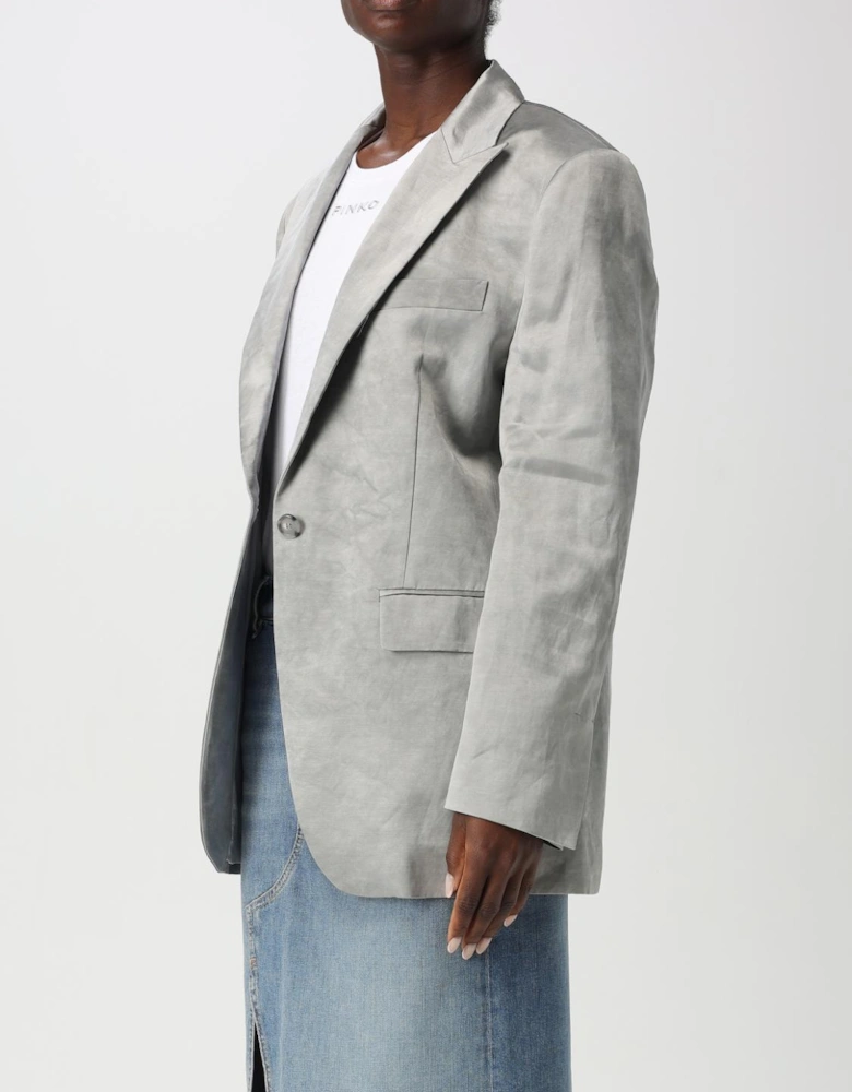 Relaxed Fit SingleBreasted Blazer