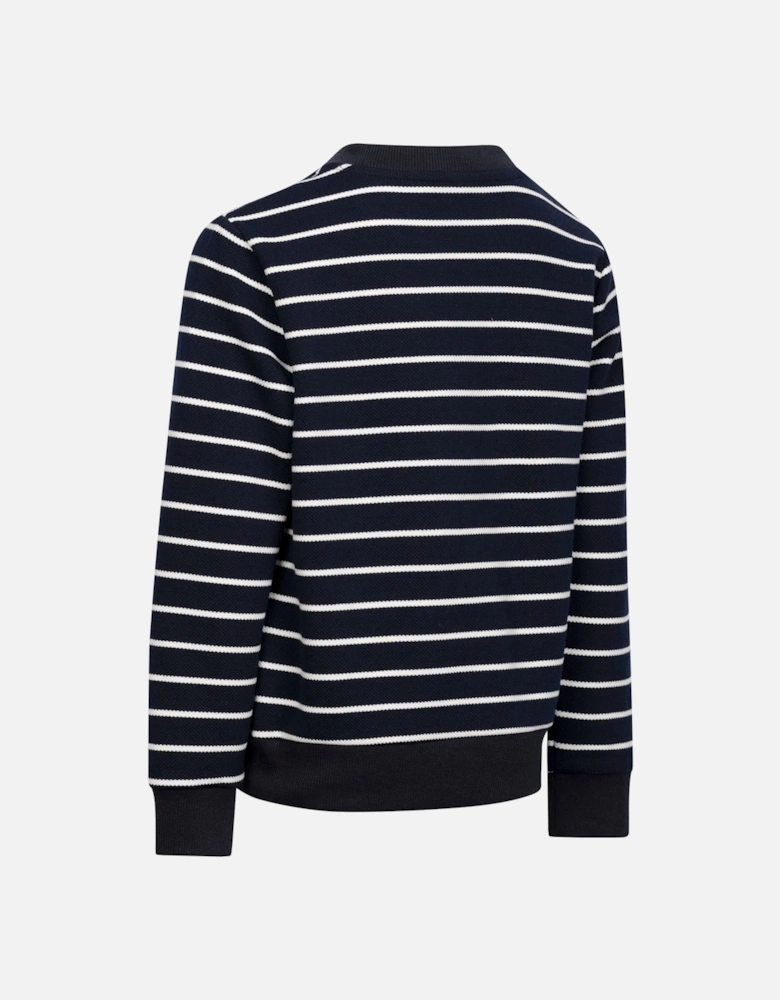 Boys Broadleaf Contrast Striped Long-Sleeved Top