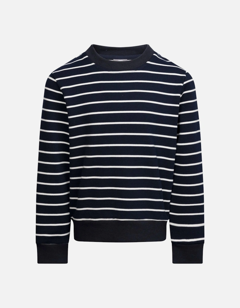 Boys Broadleaf Contrast Striped Long-Sleeved Top