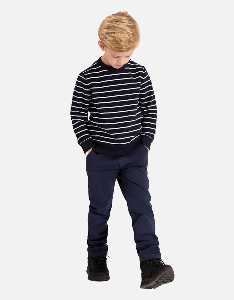 Boys Broadleaf Contrast Striped Long-Sleeved Top