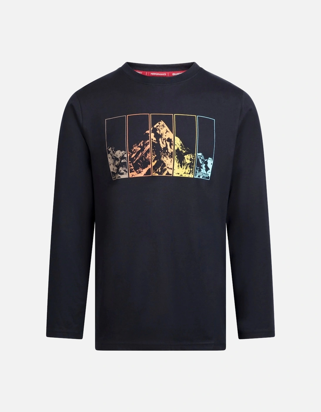 Mens Zeppelin Long-Sleeved Casual T-Shirt, 6 of 5