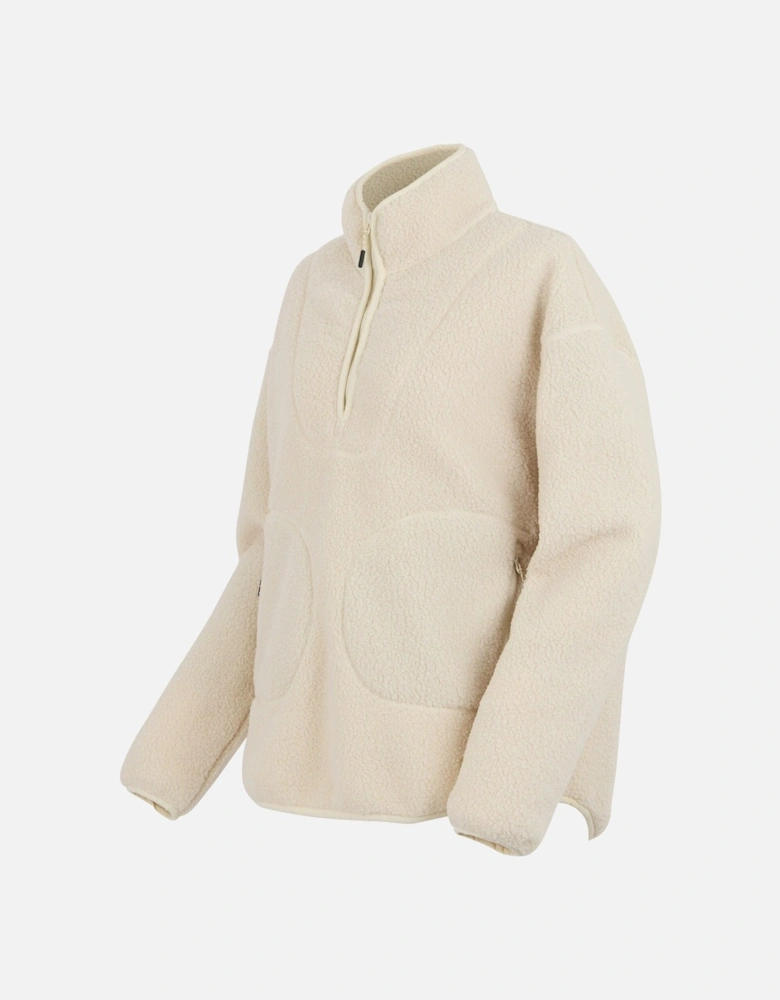 Womens/Ladies Frankie Borg Quarter Zip Fleece Top