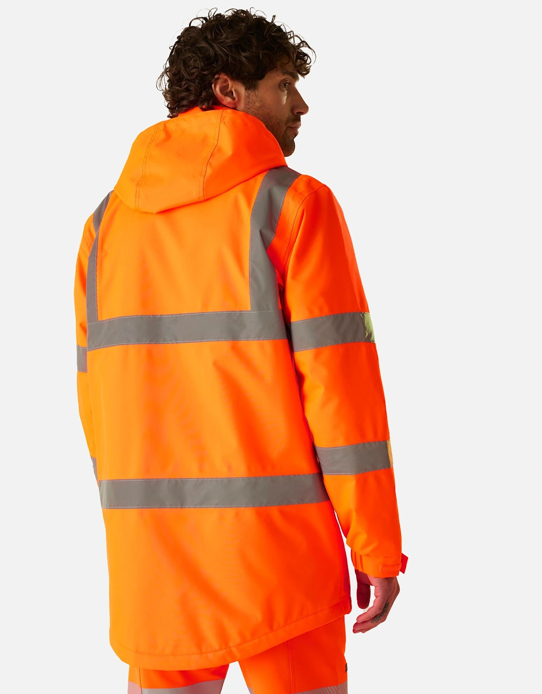 Mens Pro Contract Dover Hi-Vis Parka