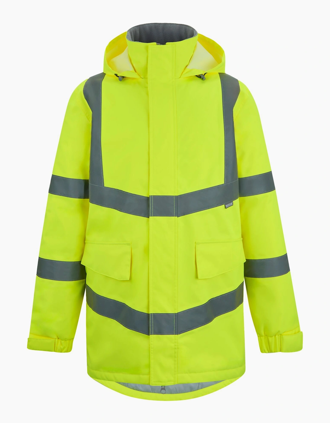 Men's Regatta Mens Pro Contract Dover Hi-Vis Parka - Yellow - Size: 44/Regular