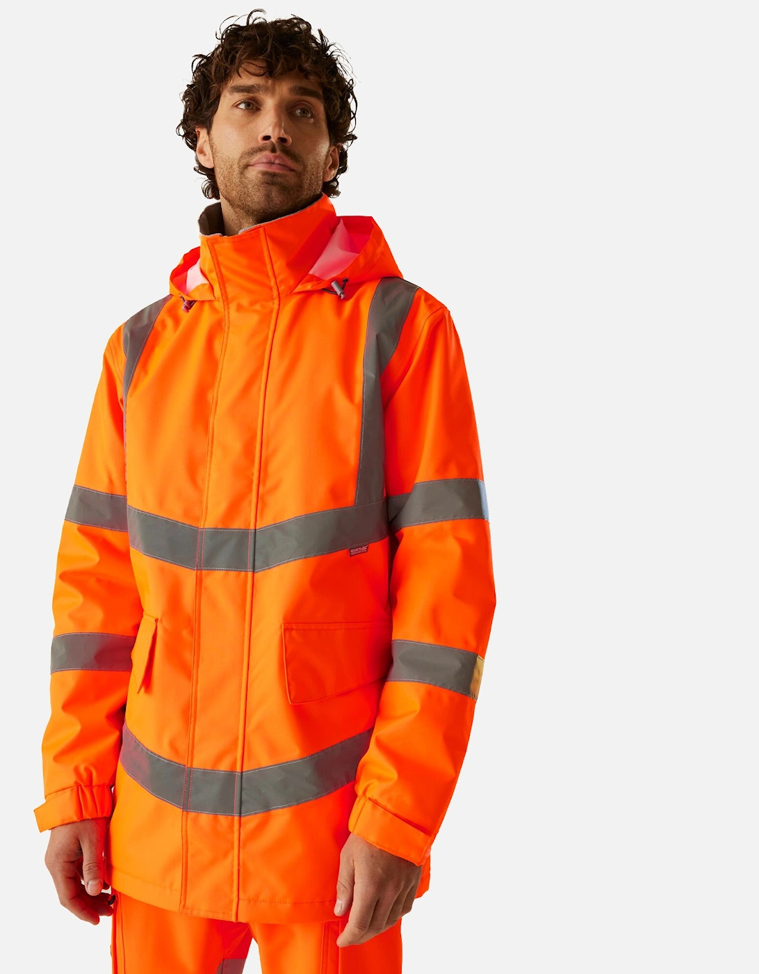 Mens Pro Contract Dover Hi-Vis Parka