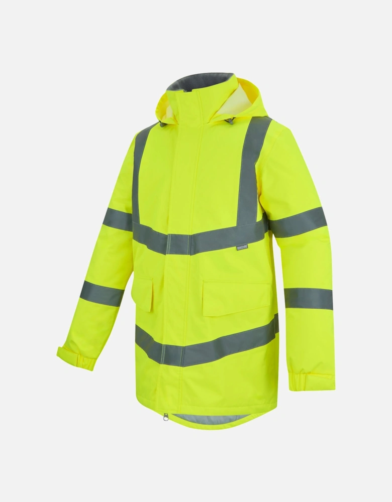 Mens Pro Contract Dover Hi-Vis Parka