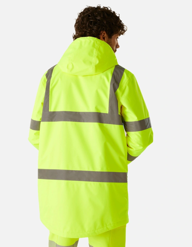 Mens Pro Contract Dover Hi-Vis Parka