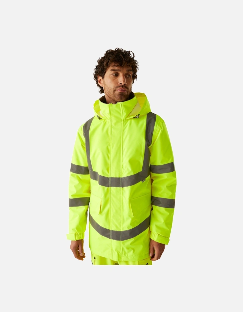 Mens Pro Contract Dover Hi-Vis Parka