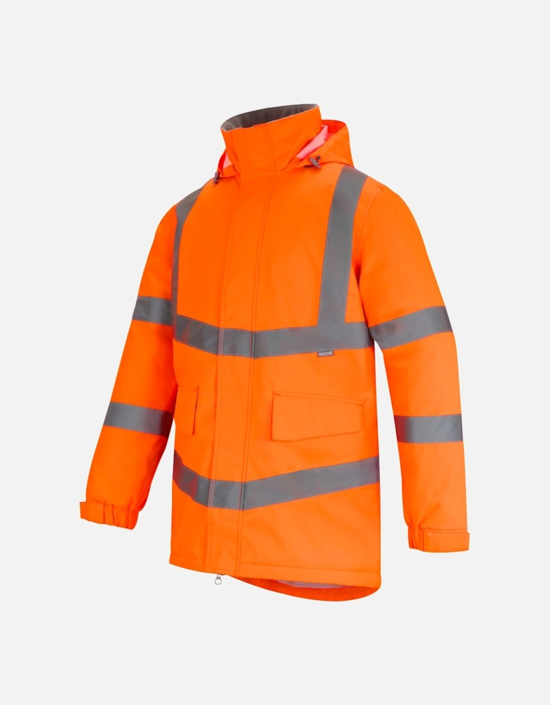 Mens Pro Contract Dover Hi-Vis Parka