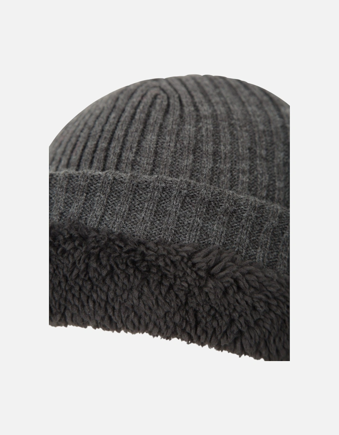 Unisex Adult Knitted Fleece Lined Winter Beanie