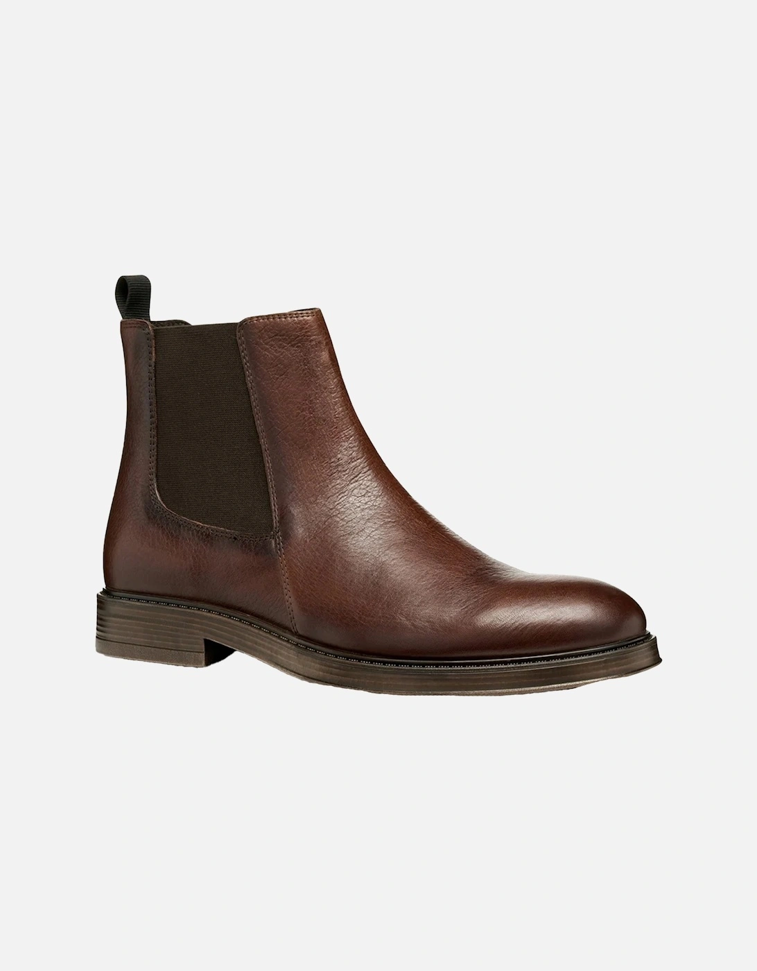 Geox Men's Tan Henreys Leather Ankle Boots - : 7 Size 7 Uk