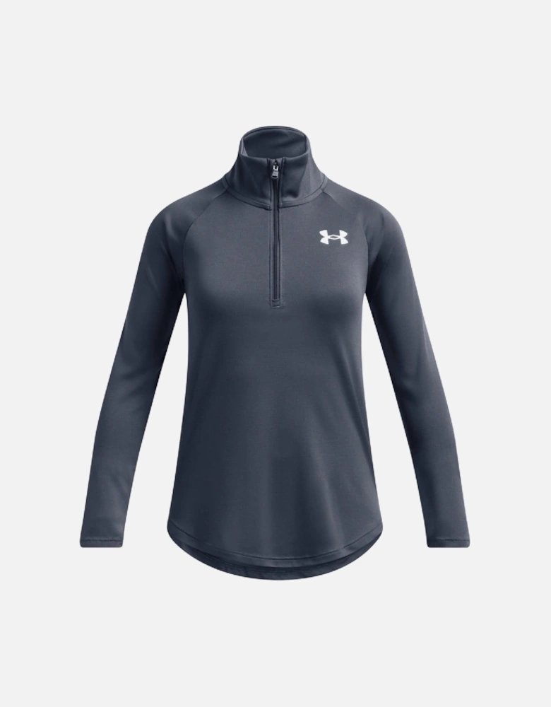 Girls Graphic Tech-Fit Quarter Zip Top