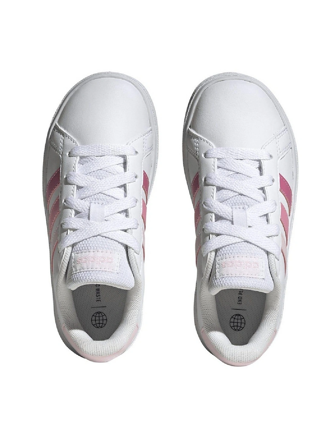 Childrens/Kids Grand Court 2.0 Synthetic Leather Trainers