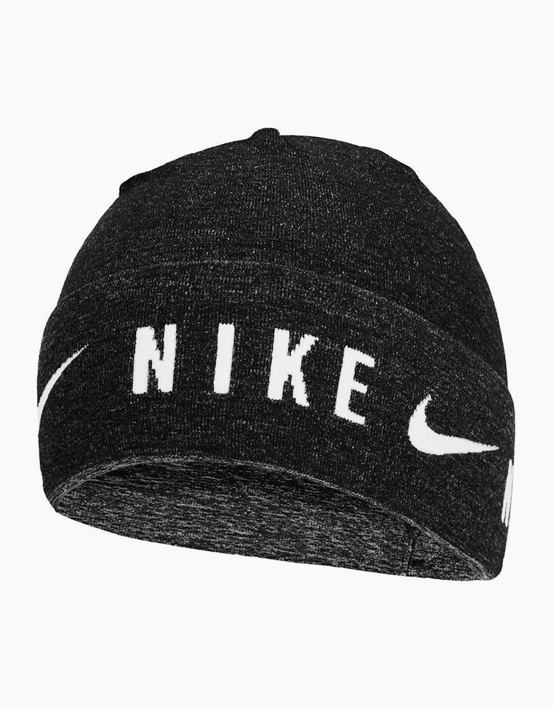 Men's Nike U Knitted Dri-FIT Cuffed Beanie - Black - Size: ONE size