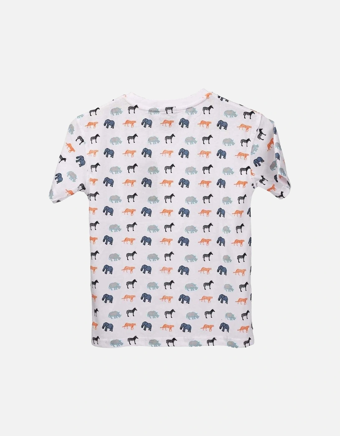 Childrens/Kids Safary All-Over Print T-Shirt, 4 of 3