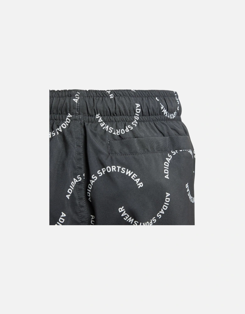Childrens/Kids Sportswear Wave Pattern Swim Shorts