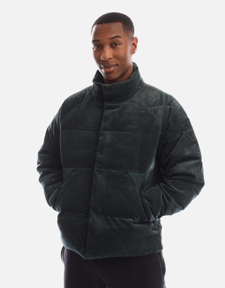Mens Corded Down Jacket