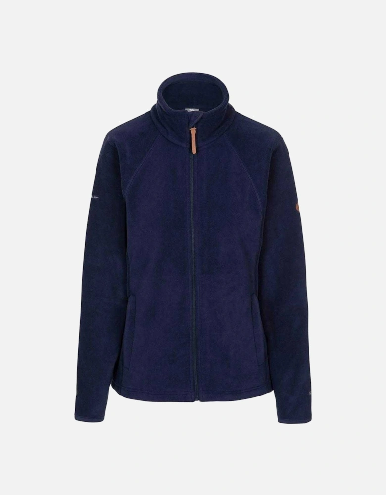 Womens/Ladies Trouper Leather Trim Full Zip Fleece Jacket